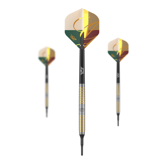Šipky Bulls NL Vintage Ghost Soft - 20g Abgebildet ist das Produkt Bulls NL Vintago Ghost Softdarts - 20g. Die Darts sind für das Softdartspiel konzipiert.