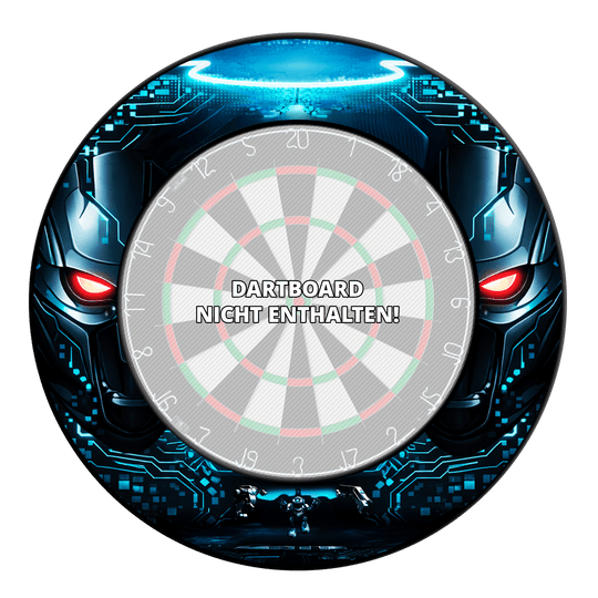 Prostor pro šipkové terče pro robota McDart Zu sehen ist das McDart Roboter Dartboard Surround. Dieses Produkt dient als Schutz- und Designumrandung für Dartboards.