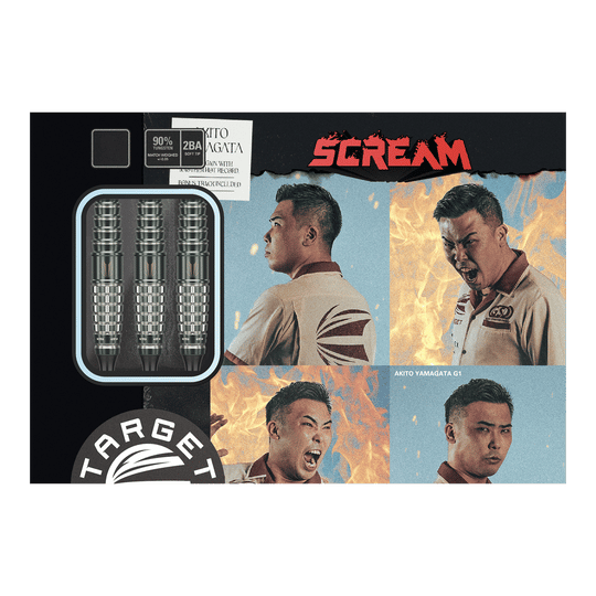 Target Japan Akito Yamagata Scream GEN1 Soft Darts - 19g