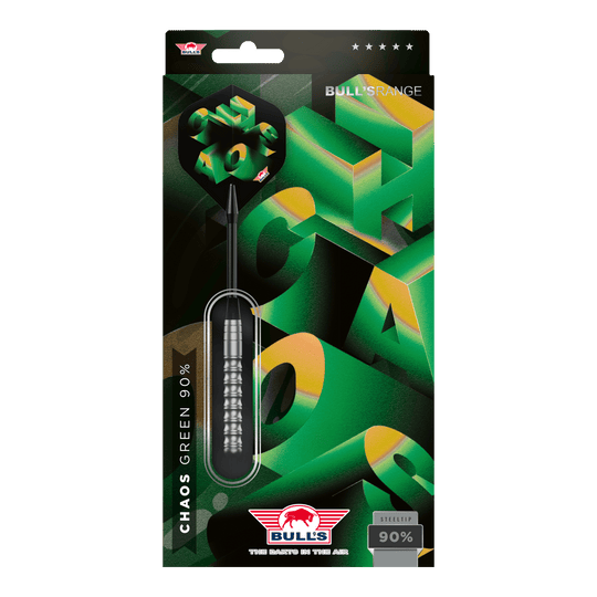 Šipky Bulls NL Chaos Green Steel Darts - 24g Hier sind die Bulls NL Chaos Green Steeldarts - 24g abgebildet. Die Darts sind grün und eignen sich für Steel-Dartspiele.