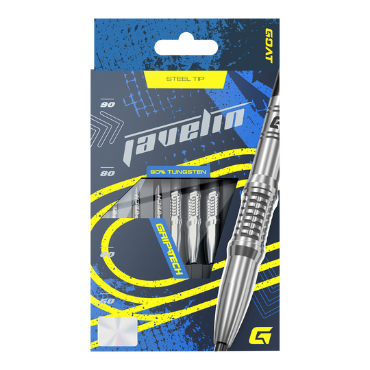 Šipky GOAT Javelin ocelové Gezeigt wird das GOAT Javelin Tungsten Steeldarts Set. Die Steeldarts sind für hohe Leistung konzipiert.