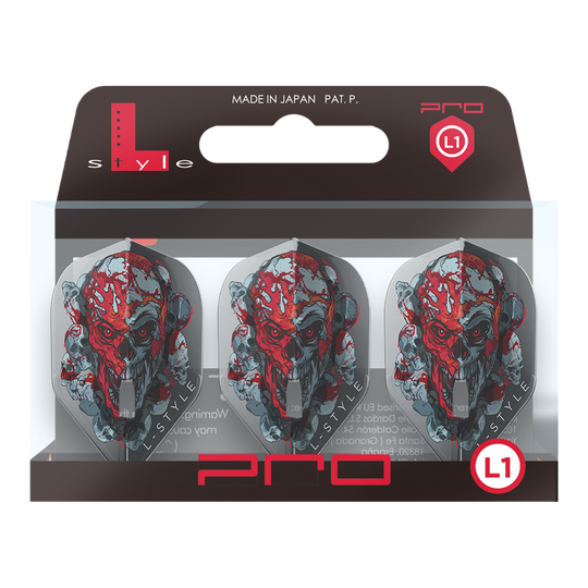 Letky L-Style Ryan Searle Signature V4 Clear Black L1PRO L-Style Ryan Searle Signature V4 Clear Black L1PRO Flights werden gezeigt. Die schwarzen Flights unterstreichen das moderne Design.