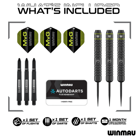 Winmau Michael Van Gerwen mosazné Steeldarts - 21g Winmau Michael Van Gerwen mosazné Steeldarts - 21g