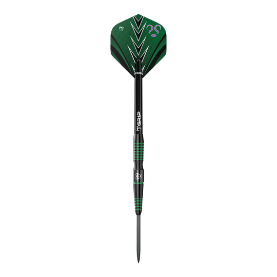 Ocelové šipky Bulls Brian Raman G2 Dieses Bild zeigt die Bulls Brian Raman G2 Steeldarts. Die Darts zeichnen sich durch ihr präzises Design aus.