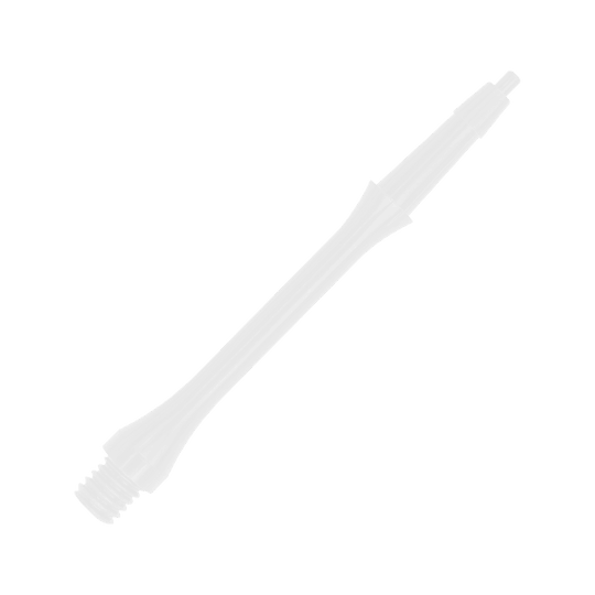 HRC-12596-W_Harrows_Clic_Slim_Shafts_White_30mm_2mFZ1zbf4bWgI5 Das Bild zeigt einen weißen Harrows Clic Slim Shaft. Es handelt sich um einen schlanken Schaft für Darts.