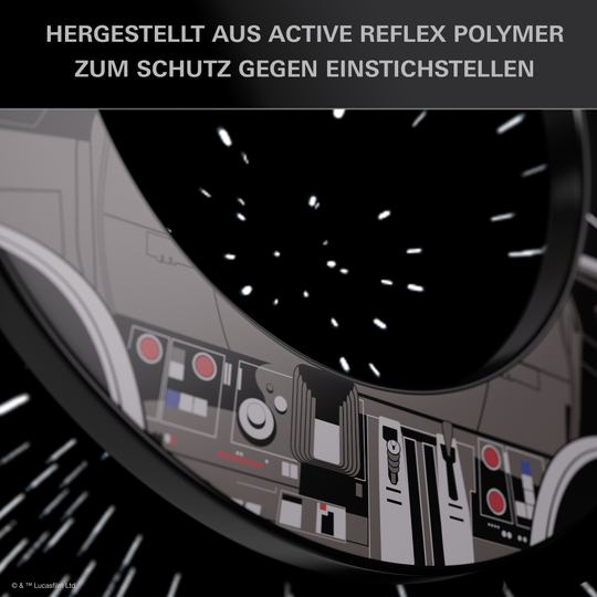 Sada prostorového obložení terče Target Star Wars Millennium Falcon TOR Abgebildet ist das Target Star Wars Millennium Falcon Surround Board Bundle. Das Bundle besitzt ein Design, das an das berühmte Raumschiff Millennium Falcon erinnert.