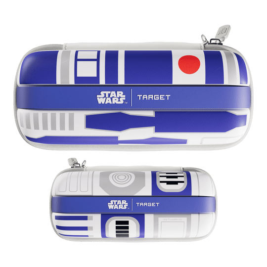 Pouzdro na šipky Target Star Wars Boa – R2D2 Abgebildet ist das Target Star Wars Boa Dartcase im Design von R2D2. Das Produkt dient zur sicheren Aufbewahrung von Dartzubehör.