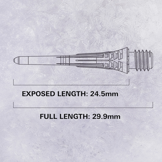 Target Cryo Soft Dart Tips balení 30 kusů - černé Das Bild zeigt die Target Cryo Softdartspitzen im 30er Pack in Schwarz. Diese Pfeilspitzen sind für Softdarts geeignet.
