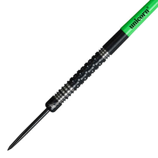 Ocelové šipky Unicorn Wraith James Wade Auf diesem Bild sind die Unicorn Wraith James Wade Steeldarts zu sehen. Diese Darts sind besonders für professionelle Spieler geeignet.