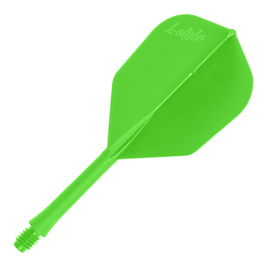 Das Bild zeigt ein Produkt mit dem Dateinamen LSF-904_L-Style_BarFlight_NeonGrn_1. Vermutlich handelt es sich um einen Dart-Flight in Neon-Grün.