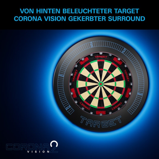 Obložení terče Target Corona Vision s vroubkovaným podsvícením Obložení terče Target Corona Vision s vroubkovaným podsvícením