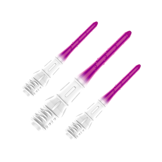 Špičky na šipky L-Style Premium s gradačním hrotem Lippoint (balení 30 kusů) Dieses Bild zeigt ein Set der L-Style Premium Lippoint Gradiation Dartspitzen 30er Pack Grape. Mehrere Dartspitzen sind zusammen abgebildet.