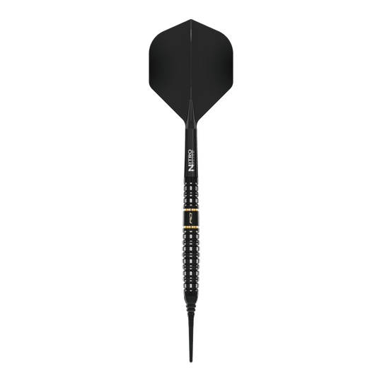 Hier sieht man die Red Dragon Ascend Torpedo Softdarts - 22g. Sie sind für das Softdartspiel optimiert.