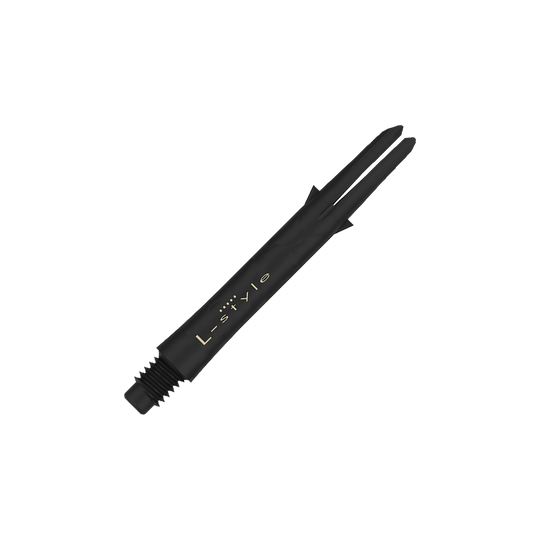 Karbonové hřídele ve stylu L Dies ist ein schwarzer Carbon-Schaft für Dartpfeile der Marke L-Style. Der Schaft ist 39 mm lang und hat kein Kappen-Ende.