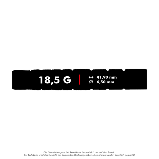 McDart 85 Tungsten V23 měkké šipky - 18,5g