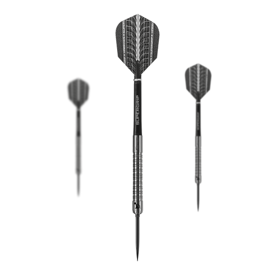 Harrows Supergrip 90 ocelové šipky s rychlopohyblivým hrotem