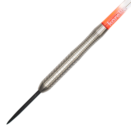 Ocelové šipky Karella Comic Line CL-2 - 23g Dieses Bild präsentiert die Karella Comic Line CL-2 Steeldarts mit 23g Gewicht. Ideal für alle, die Wert auf professionelle Steeldarts legen.