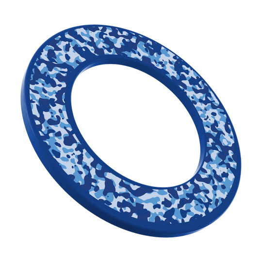 Obložení terče McDart Camo Bild des DBS-CAMO6 McDart Camo Dartboard Surround in Marine-Blau. Das Produkt bietet Schutz für Dartboards und deren Umgebung.
