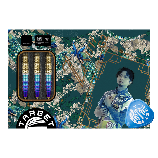 Ocelové šipky Target Japan Prime Series Zenith GEN2 Swiss Point - 23g Gezeigt wird das Produkt Target Japan Prime Series Zenith GEN2 Swiss Point Steeldarts - 23g. Es handelt sich um hochwertige Steeldarts für das Dartspiel.
