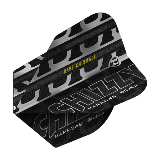 Harrowův Dave Chisnall Chizzy, série 4, č. 6 Das Foto zeigt Harrows Dave Chisnall Chizzy Series 4 No6 Flights. Dieses Produkt ist ein Dartzubehör.