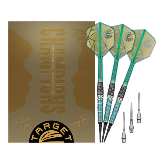 Target Japan The Rising Miracle Kombinované softdarts limitovaná edice - 21,5 g Target Japan The Rising Miracle Kombinované softdarts limitovaná edice - 21,5 g