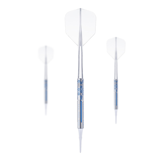 Měkké šipky Caliburn Starships Series Demeter - 20g Das Bild zeigt die Caliburn Starships Series Demeter Softdarts mit einem Gewicht von 20g. Es handelt sich um ein Set von hochwertigen Softdarts für präzises Dartspiel.