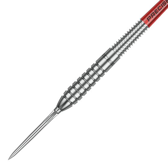 Gezeigt werden die Precise 180 Paul Meyer Version 1 Steeldarts. Diese Darts sind für Profis und Hobbyspieler geeignet.