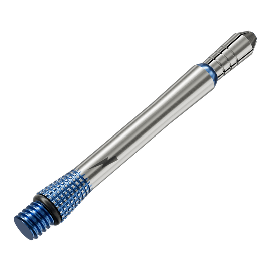 Abgebildet ist ein Produkt mit dem Dateinamen 380412_Target_Phil_Taylor_Power_Gx2_Titanium_Shafts_343mm_2. Es handelt sich vermutlich um einen Dart-Schaft aus Titan.