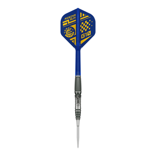 Šipky Target Japan Rising Sun GEN 10.5 Swiss Point Steeldarts Abgebildet ist das Produkt Target Japan Rising Sun GEN 10.5 Swiss Point Steeldarts. Die Darts sind ideal für ambitionierte Spieler geeignet.