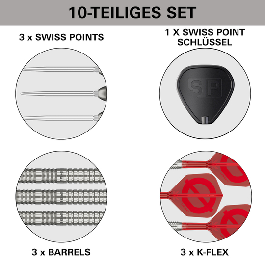 Ocelové šipky Target Group O 03 Swiss Points