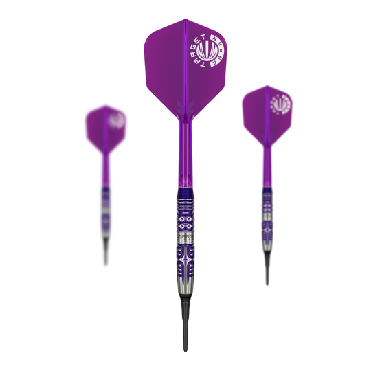 Měkké šipky Target Japan Endeavour Kasumi Sato GEN3 - 19g Auf dem Bild sind die Target Japan Endeavour Kasumi Sato GEN3 Softdarts - 19g als Set dargestellt. Dieses Set eignet sich für professionelle Dartspiele.