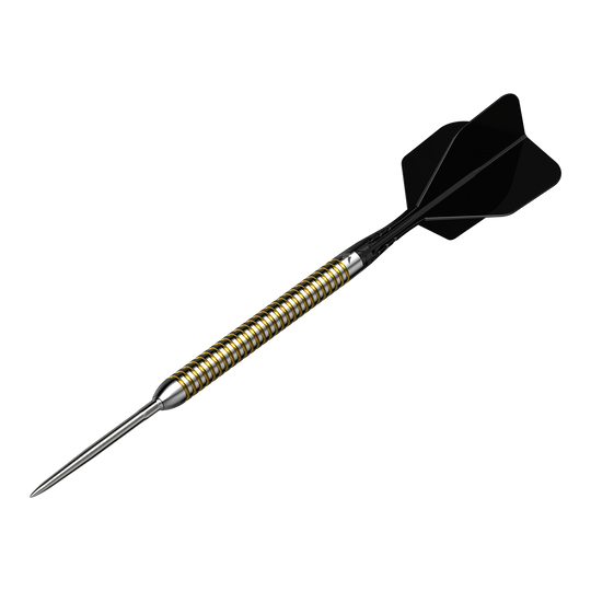 Ocelové šipky Mission Mike De Decker V2 R2.5 Abgebildet ist das Produkt Mission Mike De Decker V2 R2.5 Steeldarts. Es handelt sich um Darts für das Steeldart-Spiel.