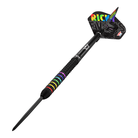 Ocelové šipky Bulls NL Ricky Evans Rapid 95 Das Bild zeigt die Bulls NL Ricky Evans Rapid 95 Steeldarts mit 23 Gramm. Die Steeldarts haben ein stilvolles Design und sind für das Dartspiel geeignet.