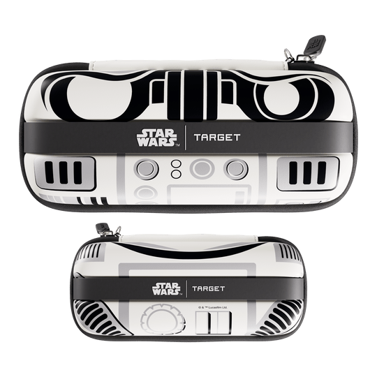 Pouzdro na šipky Target Star Wars Boa – Stormtrooper Hier ist das Target Star Wars Boa Dartcase mit Stormtrooper Design zu sehen. Die Darttasche eignet sich ideal für den Transport von Darts und Zubehör.