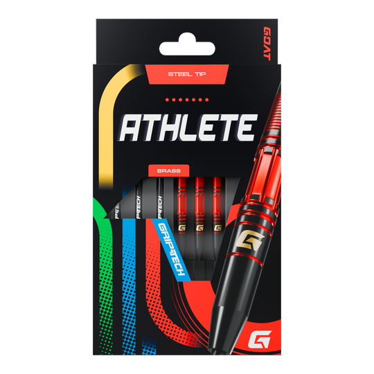 GOAT Athlete Red Brass Steeldarts - 11g