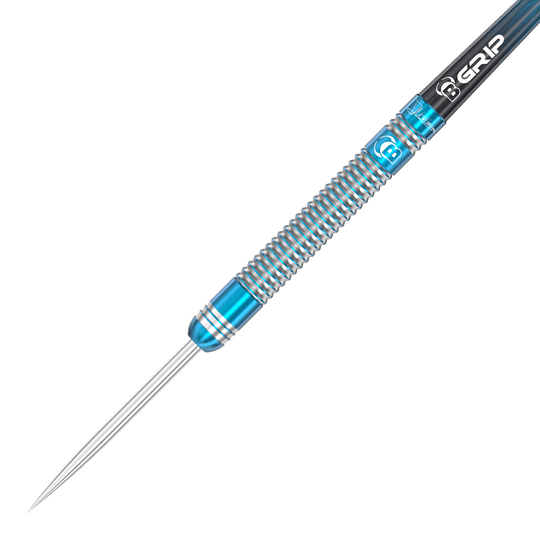 Ocelové šipky Bulls Jermaine Wattimena Generation 3 Der Bulls Jermaine Wattimena Generation 3 Steeldart hat ein silbernes Barrel mit blauen Akzenten. Der Dart besitzt feine Rillen für optimalen Grip und Präzision beim Wurf.