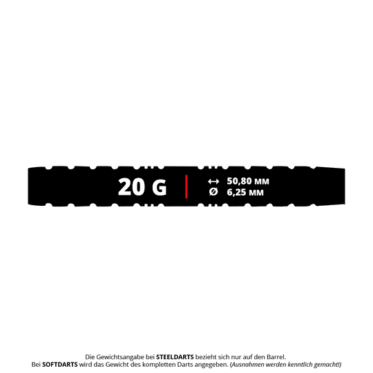 Šipky Red Dragon Paradym Gold Parallel Softdarts - 20g Auf dem Bild befindet sich Red Dragon Paradym Gold Parallel Softdarts - 20g. Es handelt sich um goldfarbene Softdarts mit parallelem Barrel und einem Gewicht von 20 Gramm.