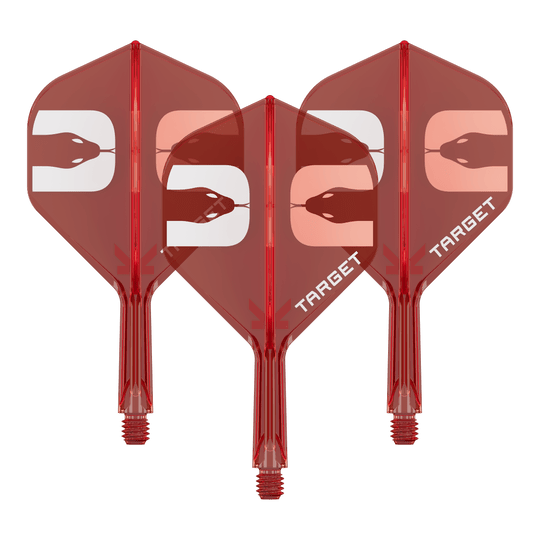Target K-Flex Nathan Aspinall No2 Standardní letky Zu sehen ist ein Dart-Flight-System-Set. Es handelt sich um das Target K-Flex Nathan Aspinall No2 Standard Flight-System mit einer Länge von 19mm.