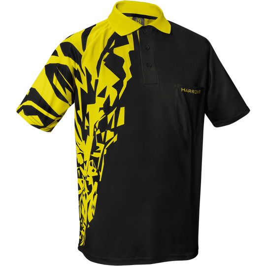Košile Harrows Rapide Darts - žlutá