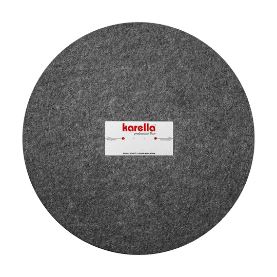 Zvuková izolace Karella pro ocelové terče s integrovaným obklopujícím sběrným kroužkem