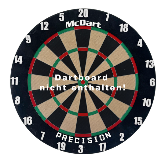 Číslicové kroužky na terč McDart / Klasické číselné kroužky Das Classic Weiß Board ist auf diesem Bild abgebildet. Es hat eine schlichte, weiße Oberfläche.