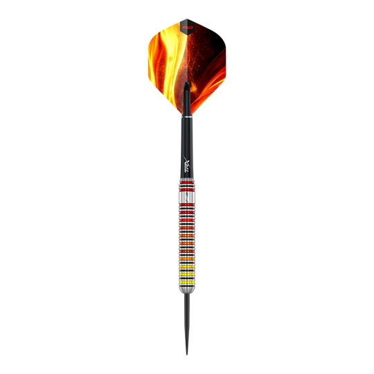 Ocelové šipky Red Dragon Furnace Das Bild zeigt einen Red Dragon Furnace Steeldart. Der Pfeil ist für das klassische Steeldartspiel hergestellt.