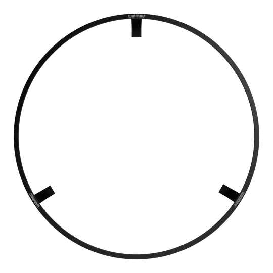 BALÍČEK Plazmové LED osvětlení a prostorový zvuk Winmau Das Bild zeigt das Winmau Plasma LED Beleuchtung und Surround Bundle. Es handelt sich um einen runden LED-Leuchtring, der für Dartboards verwendet wird.