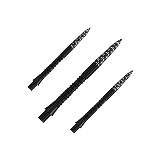 Špičky na šipky Mission Caliburn EVO s logem GV - černé Dieses Bild zeigt ein Set von Mission Caliburn EVO GV-Logo Steeldartspitzen in Schwarz, 32 mm. Die Dartspitzen sind für professionelle Dartspiele geeignet.