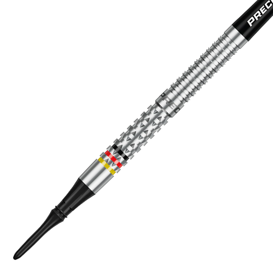 Šipky Precise 180 Ricardo Pietreczko GEN1 měkké Das Bild zeigt die Precise 180 Ricardo Pietreczko GEN1 Softdarts. Dies sind hochwertige Softdarts für Dartspieler.