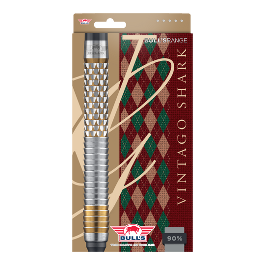 Šipky Bulls NL Vintage Shark Soft - 18g Hier sieht man die Bulls NL Vintago Shark Softdarts - 18g. Sie sind ideal für Softdartspieler geeignet.
