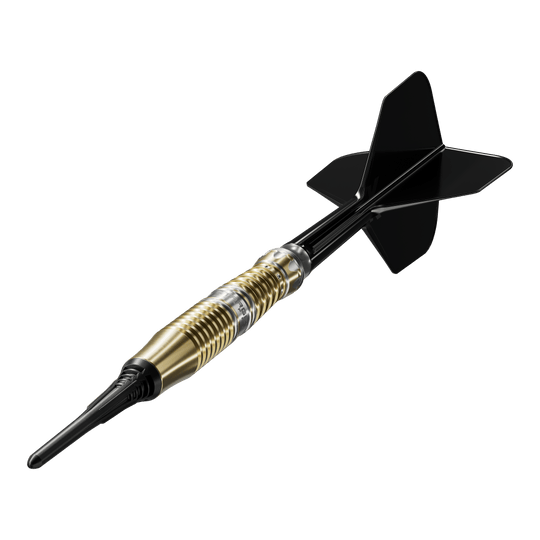 Šipky Target Black Marque Enzo Soft - 18g Target Black Marque Enzo Softdarts - 18g sind auf diesem Bild zu sehen. Perfekt ausbalancierte Softdarts für ambitionierte Spieler.