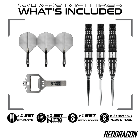 Ocelové šipky Red Dragon Recon Torpedo Switch Point Abgebildet sind die Red Dragon Recon Torpedo Steeldarts - 23g. Dieses Produkt ist für Präzision und hohe Leistung entwickelt.