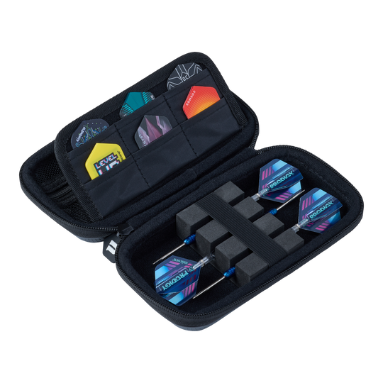 Malé pouzdro na šipky Unicorn Vanguard - šedé Zu sehen ist das Unicorn Vanguard Small Dartcase in Grau. Es eignet sich zur sicheren Aufbewahrung von Darts.
