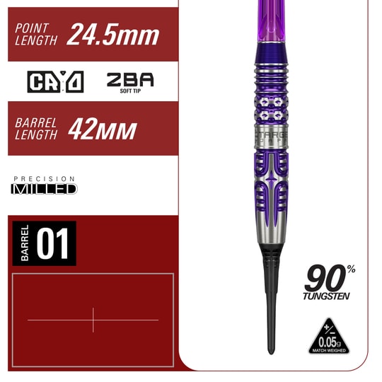 Měkké šipky Target Japan Endeavour Kasumi Sato GEN3 - 19g Abgebildet ist das Produkt Target Japan Endeavour Kasumi Sato GEN3 Softdarts - 19g. Die Darts sind für professionelle Spieler und Sammler geeignet.